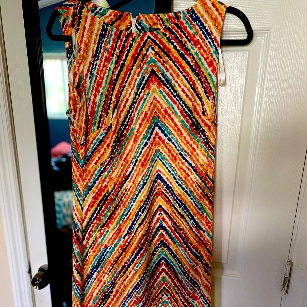 Multicolor midi dress